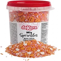 Sprinkles com abóboras e fantasmas - 1 kg