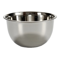 Taça em aço inoxidável com 2,7 L de profundidade