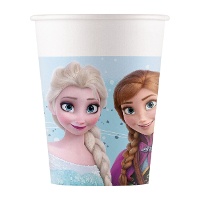 Copos Frozen azuis 200 ml - 8 unidades