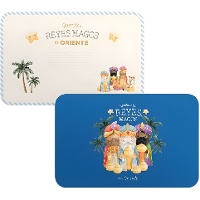 Jogo americano Reis Magos 43 x 28 cm sortidos - 1 unidade
