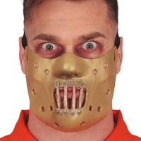 Meia-máscara de assassino canibal