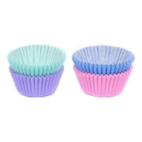 Cápsulas para cupcakes de 3,1 cm em quatro cores - House of Marie - 100 unidades