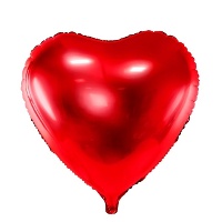 Balão coração XL 61 cm - PartyDeco - 1 unidade