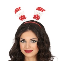 Bandolete de boneco de neve com gorro