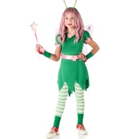 Fato de fada sino verde para menina
