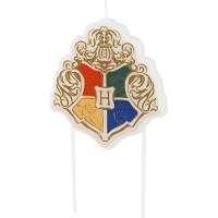 Vela de Harry Potter com brasão de Hogwarts 6,7 x 7,4 cm