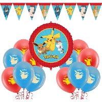 Kit de decoração para festa Pokémon - 22 peças