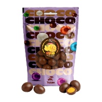 Manga coberta de chocolate com leite - 200 gr