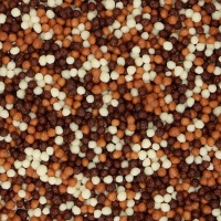 Pérolas mini de três chocolates de 175 gr - FunCakes
