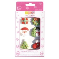 Figuras de açúcar de Natal sortidas - Scrapcooking - 6 unidades