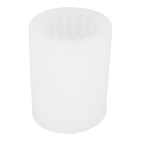 Molde de silicone macio para velas às riscas 8 x 6 cm - Artemio