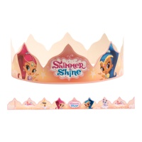 Coroas para bolo dia de reis de Shimmer and Shine - Dekora - 100 unidades
