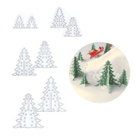 Cortadores 3D para árvores de Natal - JEM - 8 pcs.