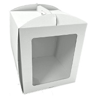 Caixa de 35 x 35 x 40 cm para bolo com alça e janela - Azucren