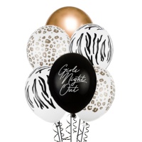 Girls Night Out Latex Balloon 30 cm - PartyDeco - 6 unidades