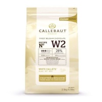 Chocolate branco derretido em pedaços 2,5 kg - Callebaut