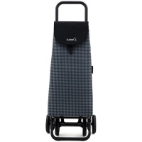Carrinho de compras preto Vichy 55 L - Garmol
