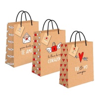 Saco de oferta Amor craft 45 x 33 x 10 cm - 1 unid.