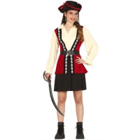 Fato de pirata de caveira para menina