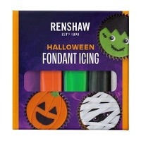 Conjunto de pasta de açúcar Halloween 5 cores 500 g - FunCakes