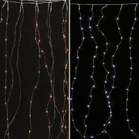 2 x 1,5 m cortina de corda de luz - 300 leds