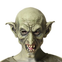 Máscara de Halloween duende verde