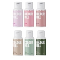 Colorante em gel base de óleo Botânicos de 20 ml - Colour Mill - 6 unidades
