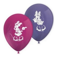 Balões de látex Minnie Mouse - Procos - 8 unid.