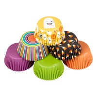 Forminhas de cupcake coloridas de fantasmas - Wilton - 150 unidades