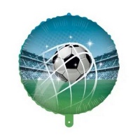 Balão de futebol com golo azul 46 cm
