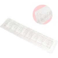 Molde plástico para torrões e chocolate de 25 x 3,5 cm com linhas