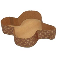 Moldes descartáveis para Colomba de 1 kg - Decora - 55 unid.