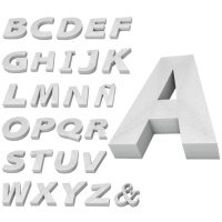 Letras grandes de esferovite de 60 cm