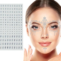 Joias adesivas faciais de brilhantes sortidos
