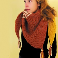 Kit tricotar comigo Easy shawl em tecido de malha - Casasol