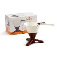 Distribuidor de massa com funil para chocolate - Decora