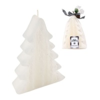 Vela para árvore de Natal 15 cm branca