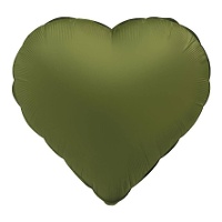 Balão coração 45 cm em cores mate - 1 unidade
