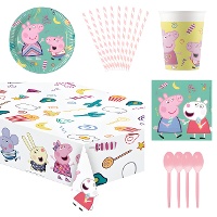 Pack para festa da Peppa Pig - 8 pessoas