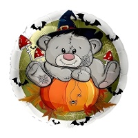 Balão ursinho Halloween 43 cm - Premioloon