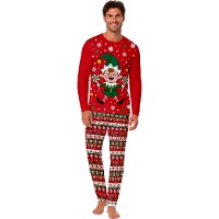 Pijama de duende natalino para adulto