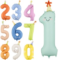 Balão número divertido de 86 cm - 1 unidade