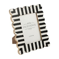 Moldura para foto 13 x 18 cm Excellence preto e branco