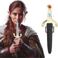 Adaga medieval com bainha - 26 cm