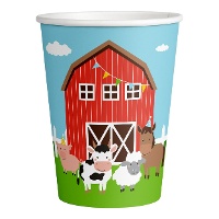 Copos La Granja Alegre 250 ml - 8 unid.