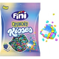 Crunchy Kisses Butterfly sabor framboesa - Fini - 75 g