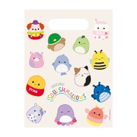 Bolsas de plástico Squishmallows - 6 unidades
