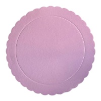 Base para bolos 25 x 25 x 0,3 cm redonda extra forte - 1 unid.