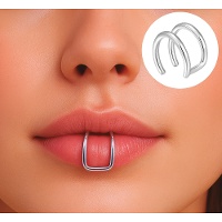 Piercing falso duplo