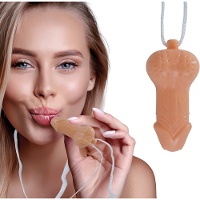 Apito em forma de pênis de 6 cm